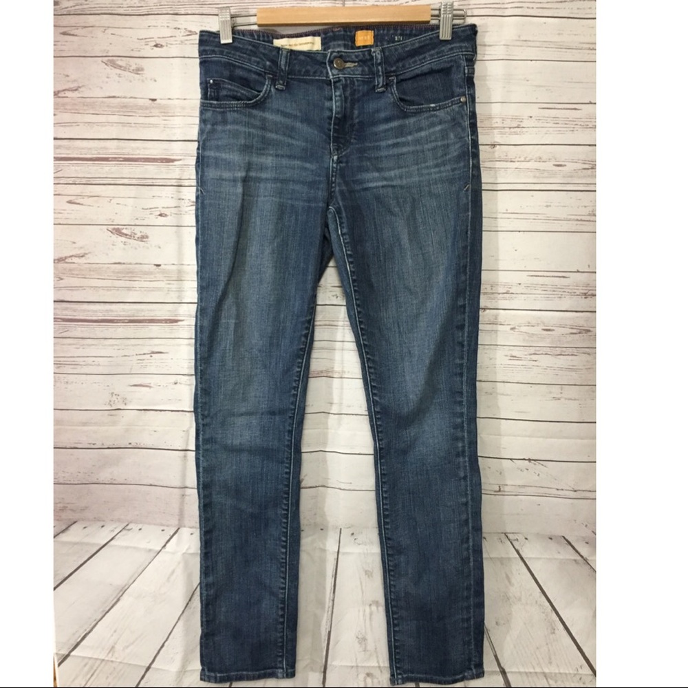 Anthropologie Pilcro Stet Mid Rise Skinny Jeans 28